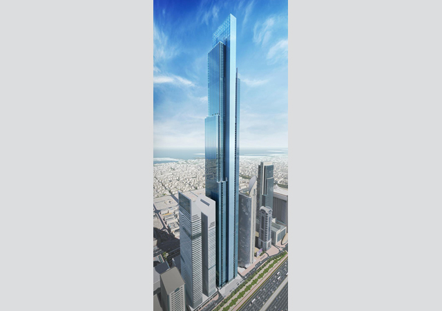 Burj Azizi ... targeted to be Dubai’s second tallest tower.